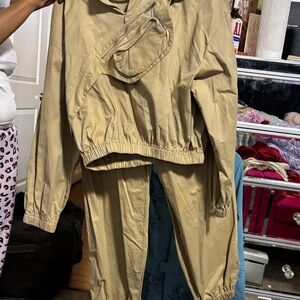 Stylish Tan Women's Jumpsuit